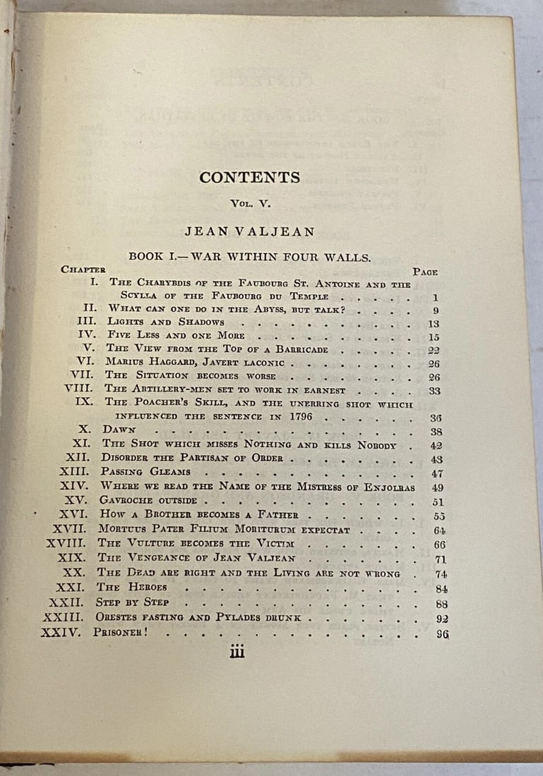 Victor Hugo Les Miserables Book V, I Hans Of Iceland UnivSociety Illust. 1800’s - 5