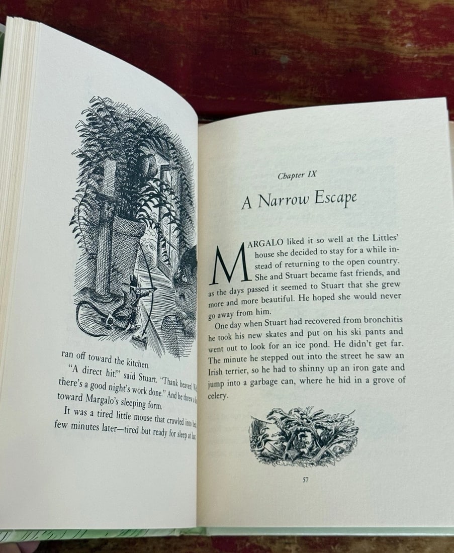 Stuart Little By E.B. White Illustrated Garth Williams 1973 Harper Like New HCDJ - 15