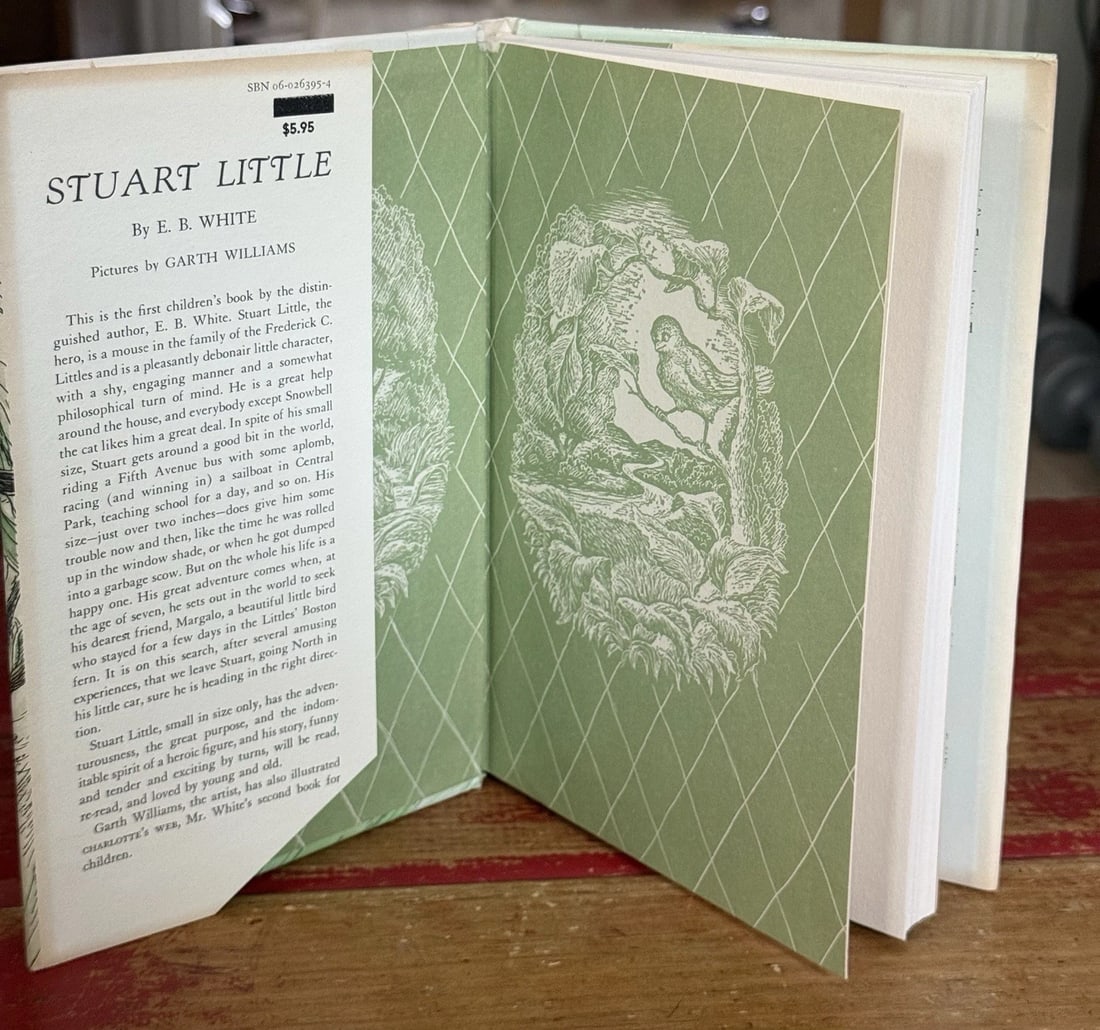 Stuart Little By E.B. White Illustrated Garth Williams 1973 Harper Like New HCDJ - 8