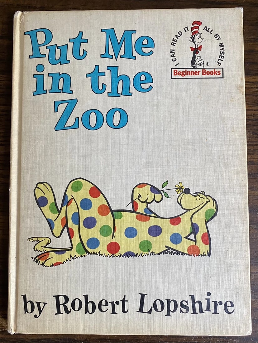 Beginner Books(R) Ser.: Put Me in the Zoo by Robert Lopshire (1960, Hardcover): Title: Beginner Books(R) Ser.: Put Me in the Zoo by Robert Lopshire (1960, Hardcover) Description: Beginner Books(R) Ser.: Put Me in the Zoo by Robert Lopshire (1960, Hardcover). First edition, book c