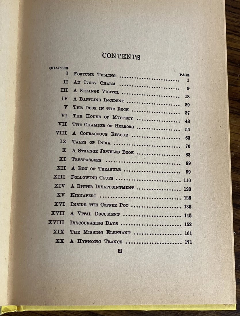 Nancy Drew The Mystery Of The Ivory Charm Carolyn Keene 1936 HC Grosset #13 - 12