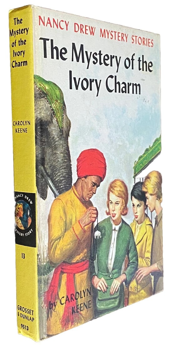 Nancy Drew The Mystery Of The Ivory Charm Carolyn Keene 1936 HC Grosset #13 - 2