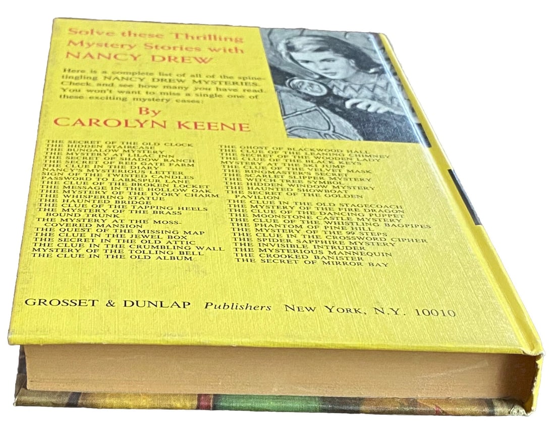Nancy Drew The Mystery Of The Ivory Charm Carolyn Keene 1936 HC Grosset #13 - 7