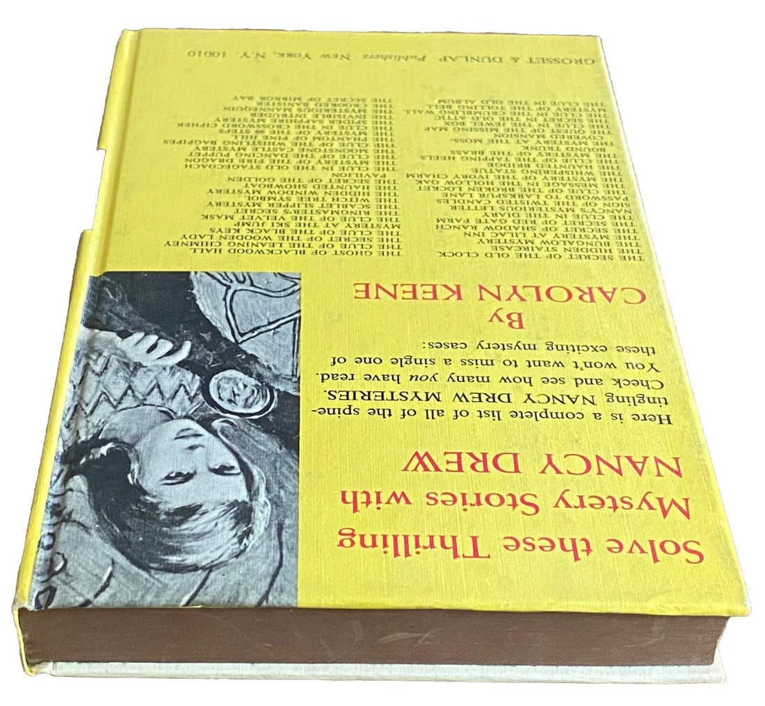 Nancy Drew The Mystery Of The Ivory Charm Carolyn Keene 1936 HC Grosset #13 - 9