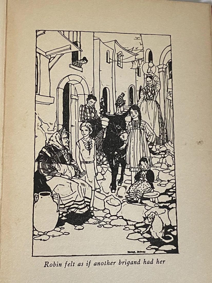 Robin and Tito Mabel L. Robinson 1930 Children’s Antique Book First Ed/Print GC - 9