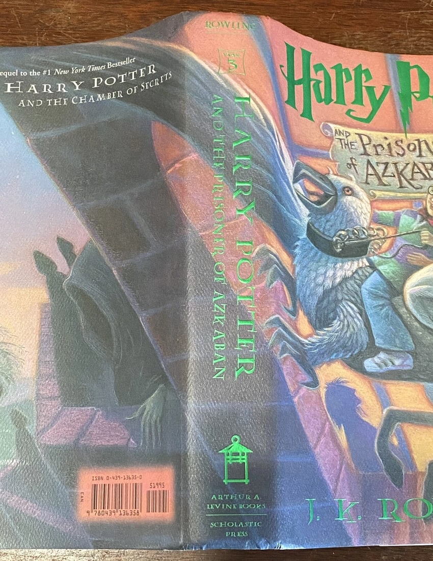 Harry Potter and the Prisoner of AzkabanJ. K. Rowling HC/DJ 1stAmer/1st 3 Errors - 11