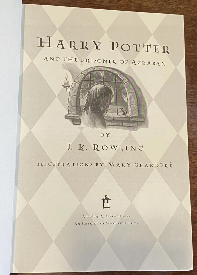 Harry Potter and the Prisoner of AzkabanJ. K. Rowling HC/DJ 1stAmer/1st 3 Errors - 2