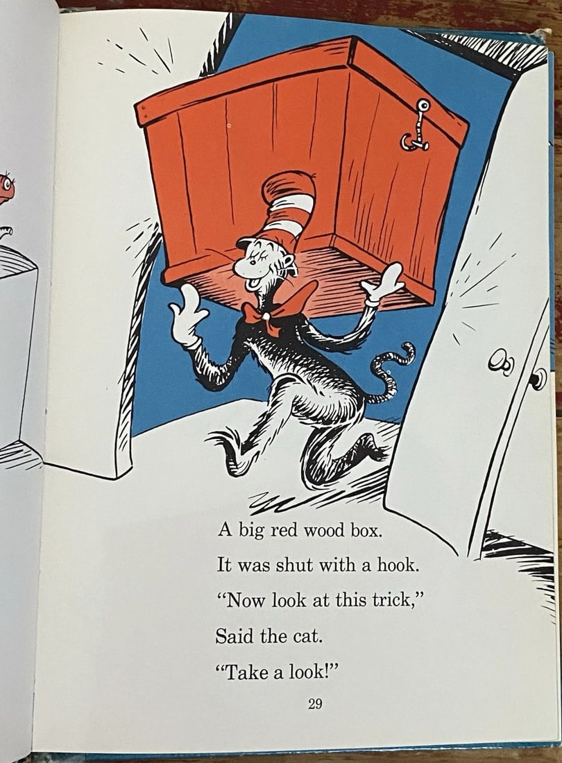 The Cat In The Hat Dr. Seuss 1957 First Edition Early Print NOT BC Random House - 12