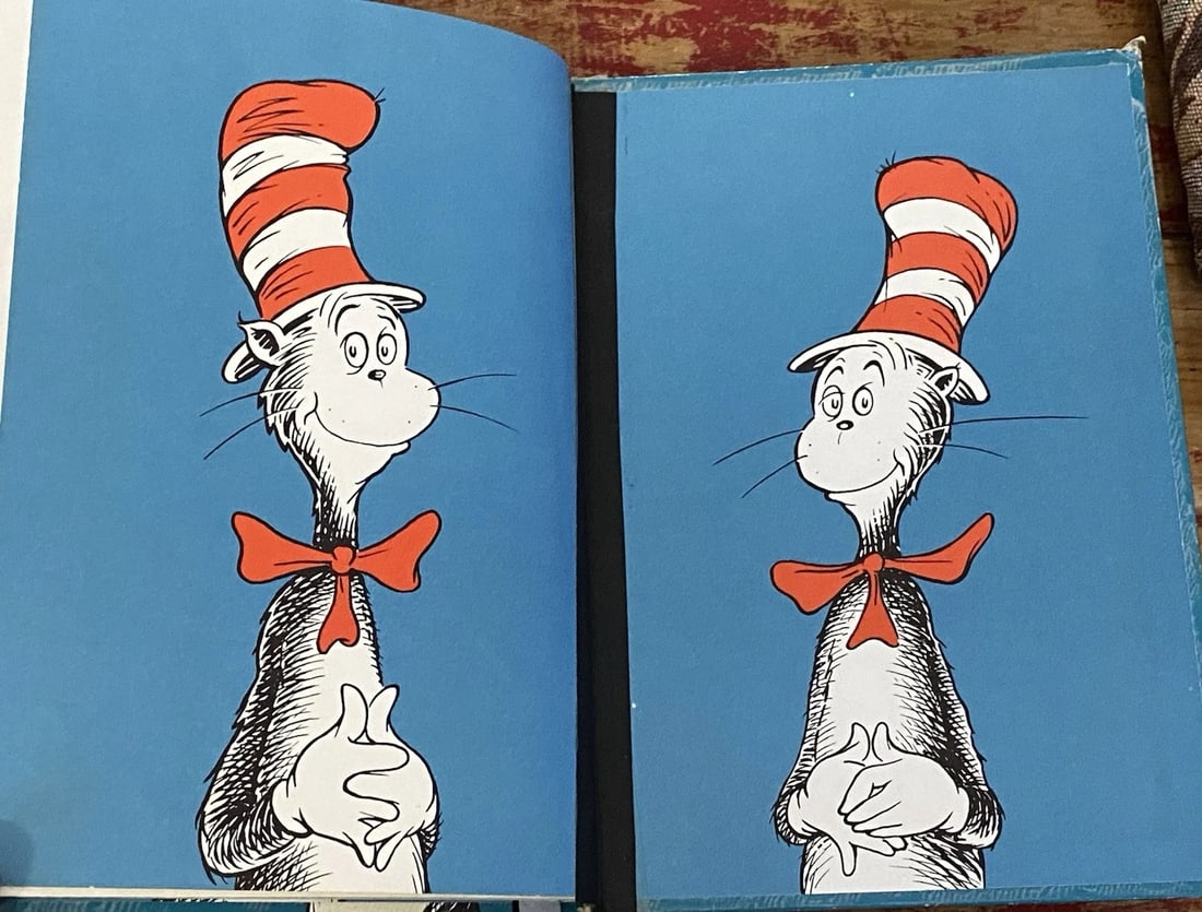 The Cat In The Hat Dr. Seuss 1957 First Edition Early Print NOT BC Random House - 13