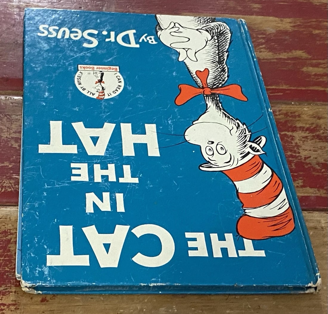 The Cat In The Hat Dr. Seuss 1957 First Edition Early Print NOT BC Random House - 9