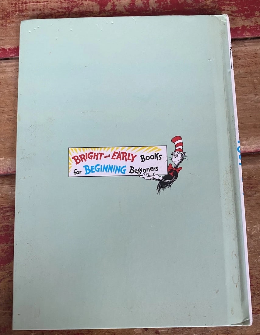 THE FOOT BOOK Dr. Seuss Grolier 1stEd Message Reprint 1993 HC No Writing RARE - 10