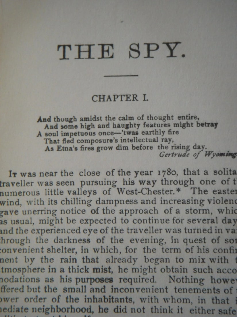 THE SPY James Fenimore Cooper FIRESIDE HENTY SERIES Chicago M.A.Donohue HC - 9