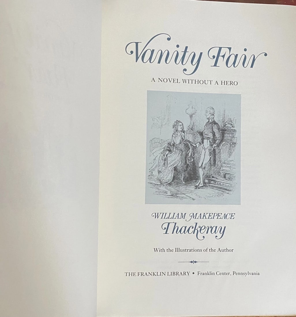 Wm. M. Thackeray VANITY FAIR Franklin Library 1st Edition 1st Print Near Fine - 2