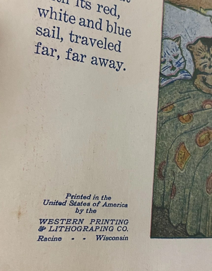 Folks From Animal Land Antique 1922 Western Publishing Co. #W263 IllustratedRARE - 2