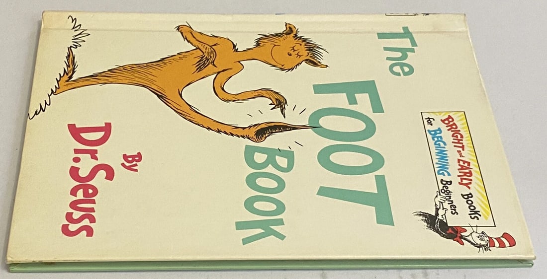 THE FOOT BOOK DR. SEUSS 1968 Grolier BClub 1ST EDITION 1ST PRINT Like NEW Cond. - 8