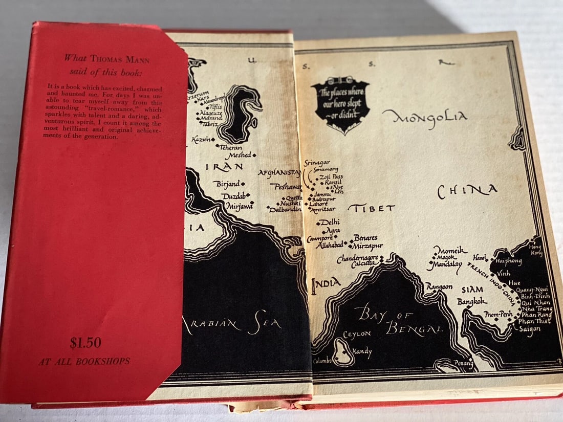 Frederic Prokosch THE ASIATICS A Novel VG HC/DJ 1941 Readers Club VG /G - 8