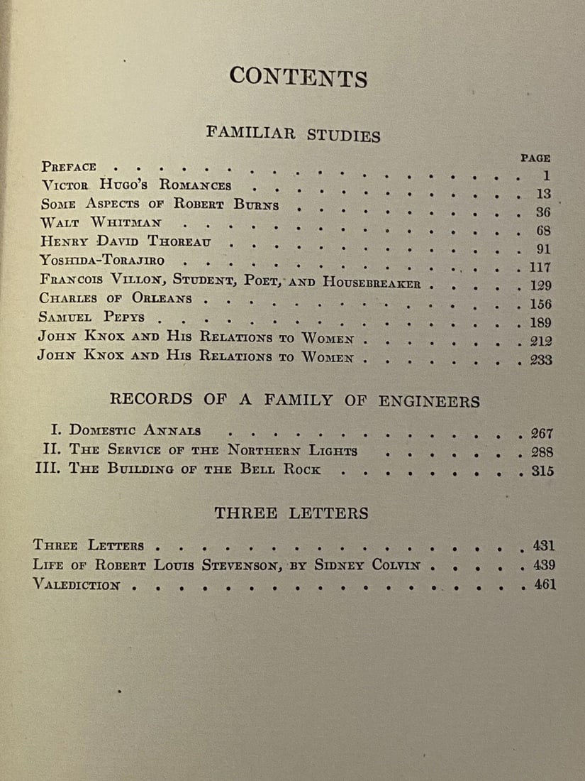 Robert L. Stevenson DeLuxe Ltd.Ed. 1,000 Familiar Studies VolX C.T.Brainard 1906 - 10