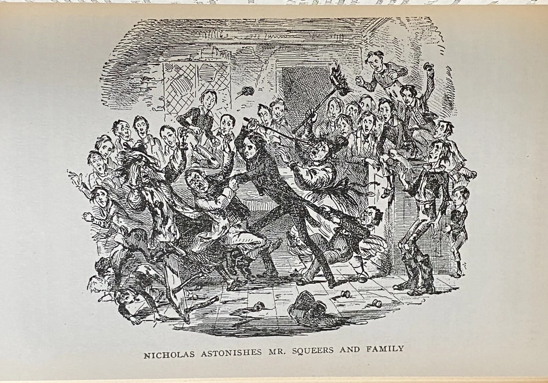 Nicholas Nickleby Cleartype Edition Books Inc HC 1930’s V Good - 10