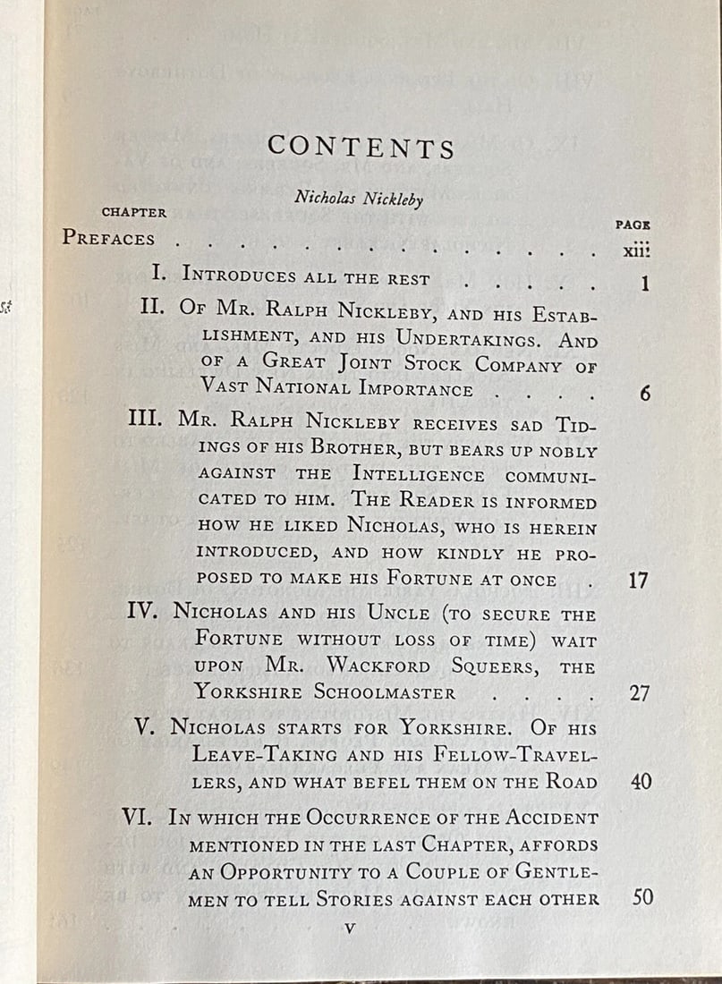 Nicholas Nickleby Cleartype Edition Books Inc HC 1930’s V Good - 9