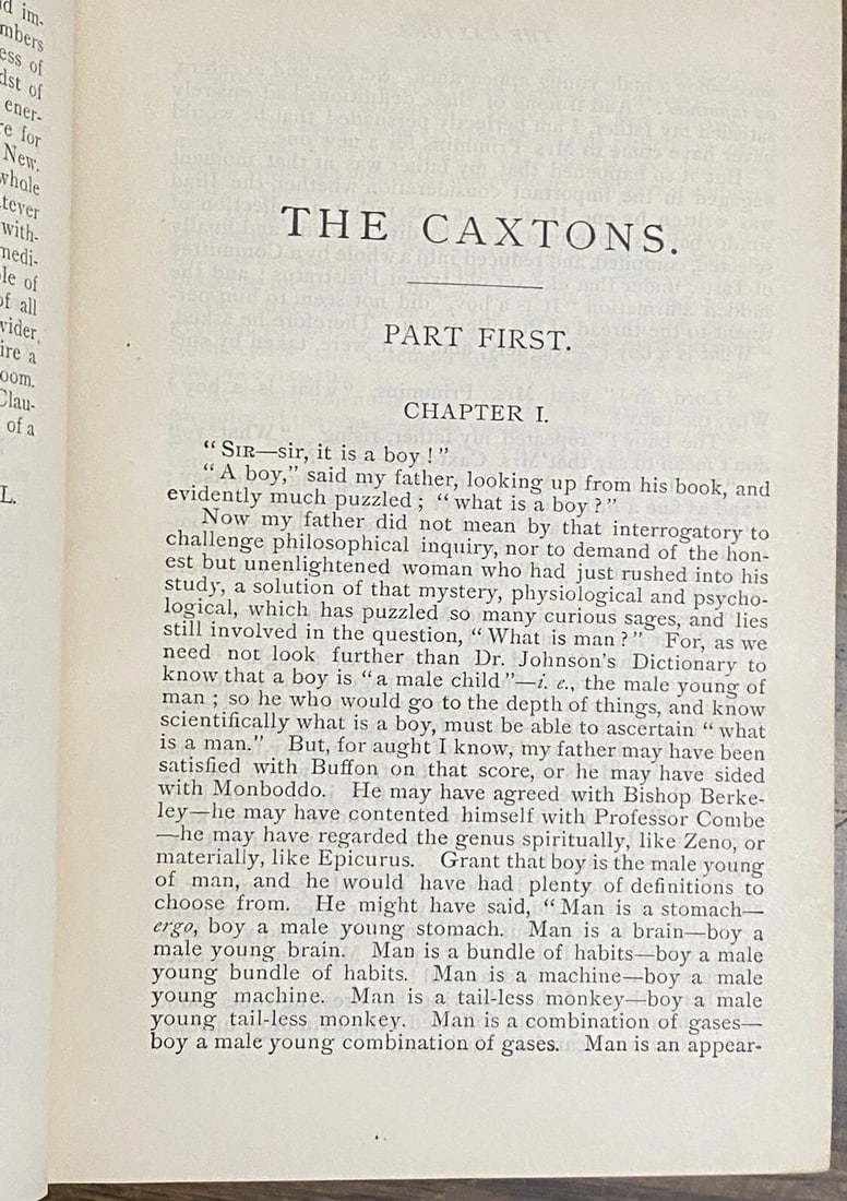 Bulwer Lytton's Works The Caxtons And Leila Belford Clarke 1st Edition 1848 HC - 7
