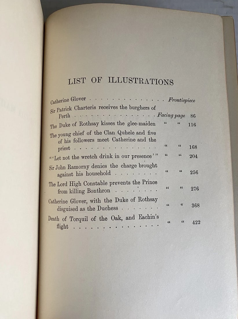 Works Of Sir Walter Scott Waverley Novels Vol XII Fair Maid Of Perth HC 1800’s - 6