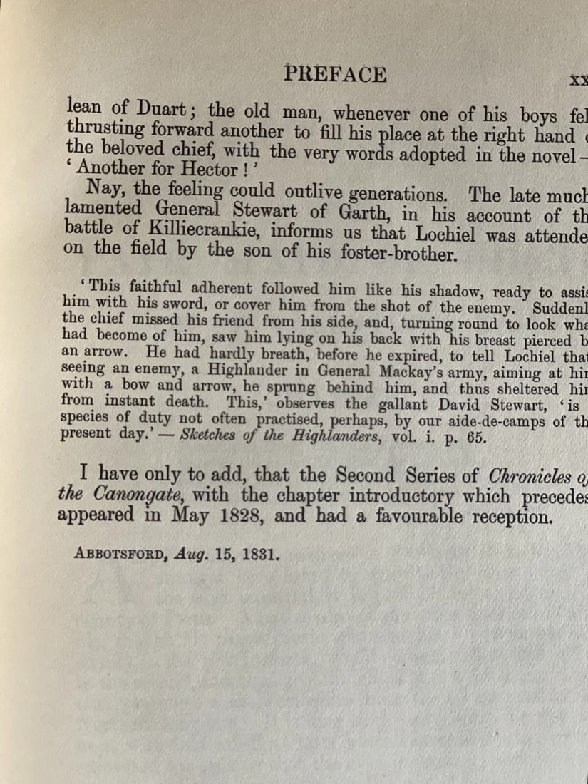 Works Of Sir Walter Scott Waverley Novels Vol XII Fair Maid Of Perth HC 1800’s - 8