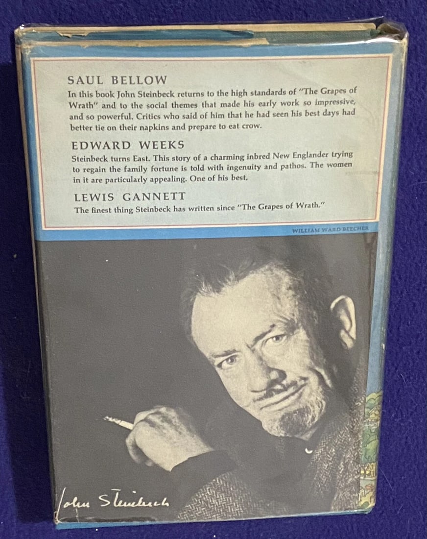 John STEINBECK The Winter of Our Discontent 1961 1st/1st Viking HBDJ Very Good - 10