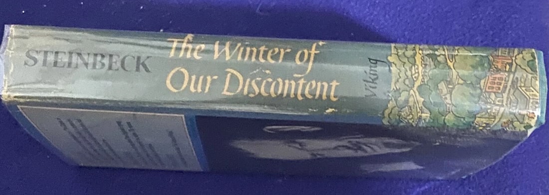 John STEINBECK The Winter of Our Discontent 1961 1st/1st Viking HBDJ Very Good - 7