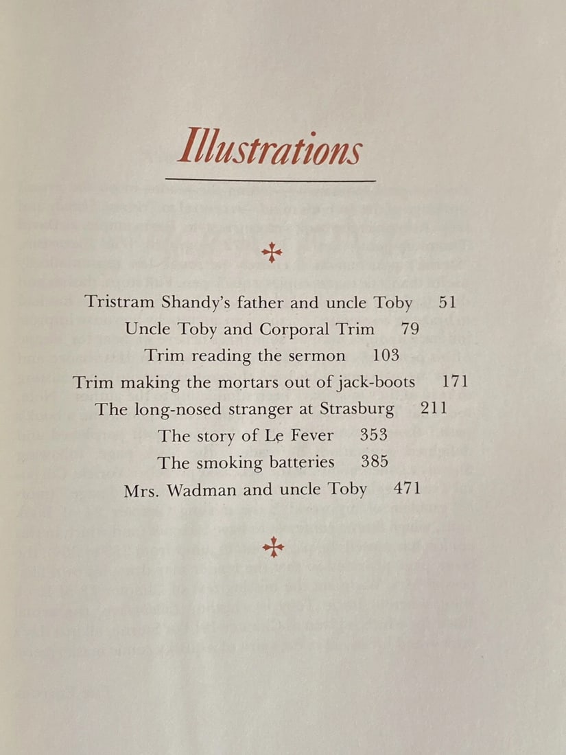 Rare Tristram Shandy Laurence Sterne The Franklin Library 1981 HC Unread Leather - 10