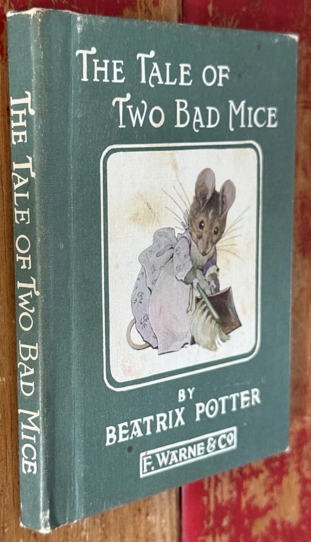 Beatrix Potter "The Tale of Two Bad Mice" F Warne & CO HC 1932 V. Good Condition - 2