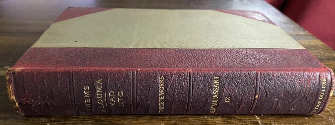 Guy De Maupassant Poems,Allouma Ltd. Ed.#173/1,000 1910 Pearson Illustrated - 6