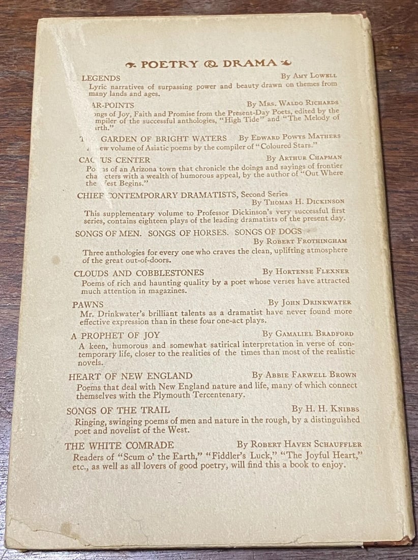 John DRINKWATER Mary Stuart A Play 1st Ed/Print 1921 HC/DJ Houghton Mifflin - 3