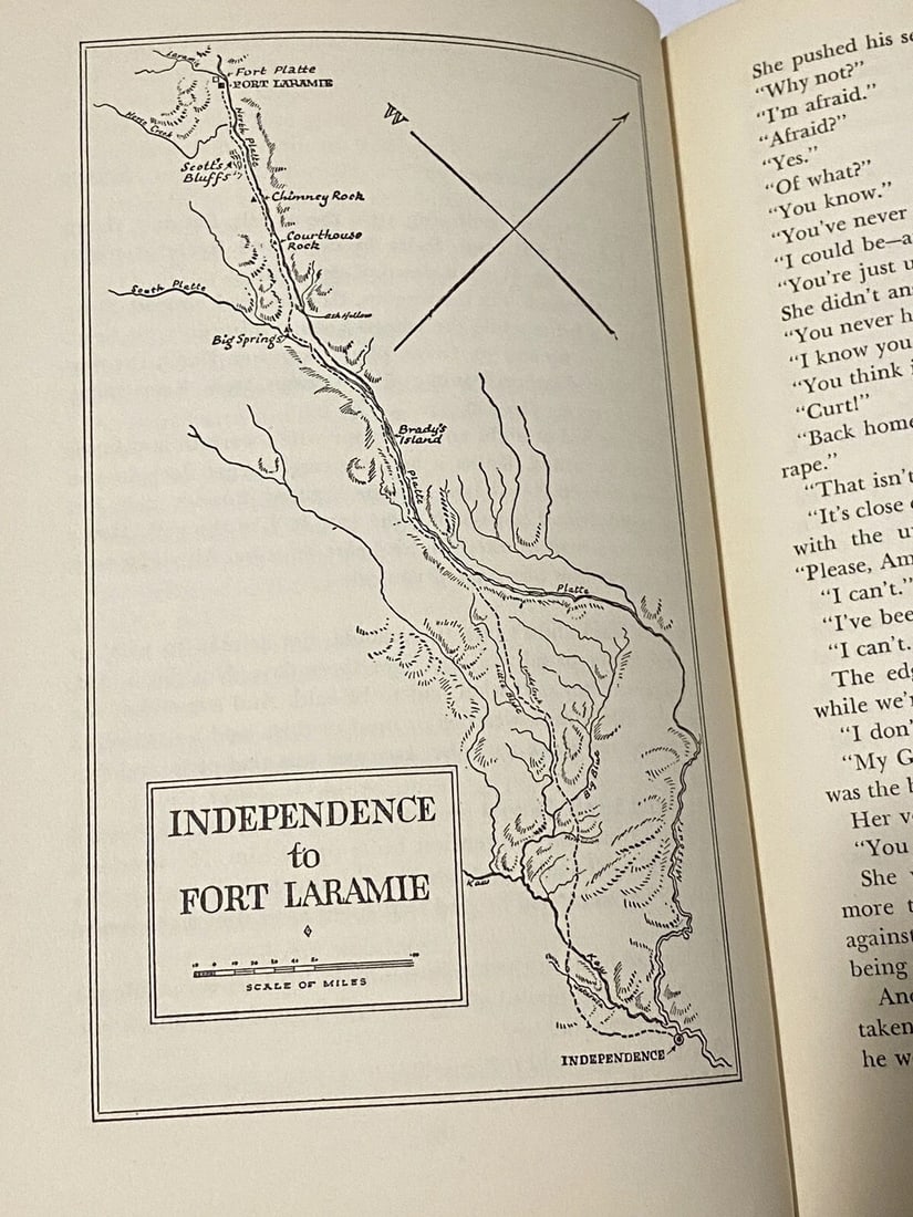 THE WAY WEST by A.B. Guthrie Jr 1949 HC/DJ 1st Edition Book Club - 12