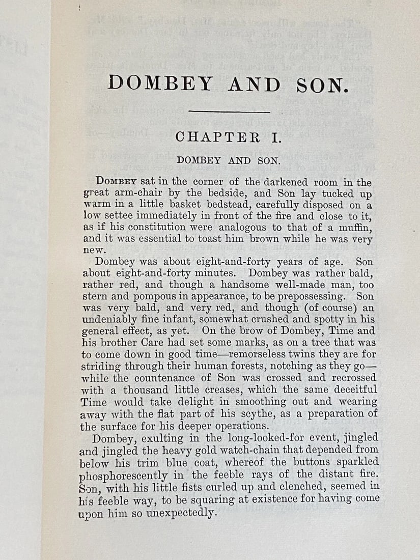 Dombey & Son Charles Dickens University Society Vol. VI Illustrated HC 1911 - 12
