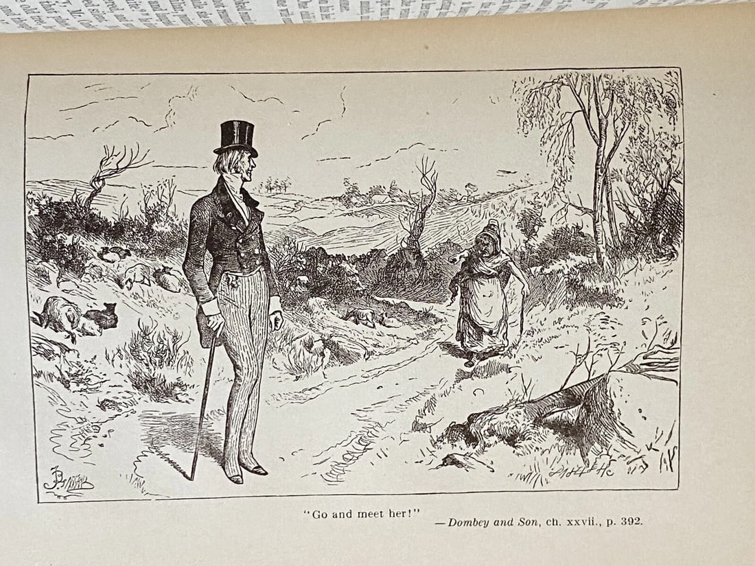 Dombey & Son Charles Dickens University Society Vol. VI Illustrated HC 1911 - 13