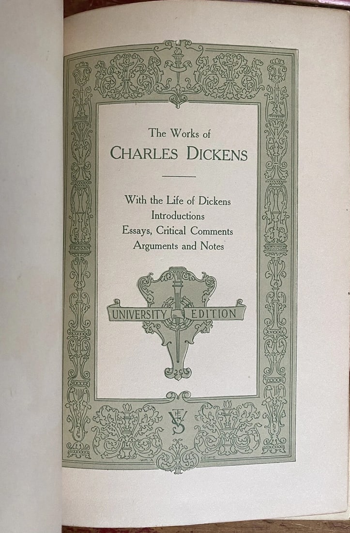 Dombey & Son Charles Dickens University Society Vol. VI Illustrated HC 1911 - 3