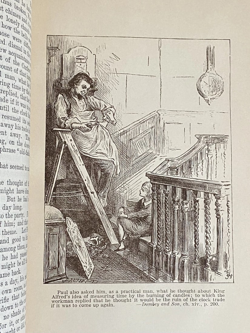 Dombey & Son Charles Dickens University Society Vol. VI Illustrated HC 1911 - 8