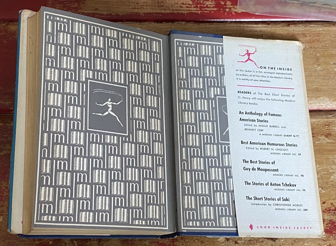 THE BEST SHORT STORIES OF O. HENRY Modern Library Edition 1945 HC/DJ V Good - 15