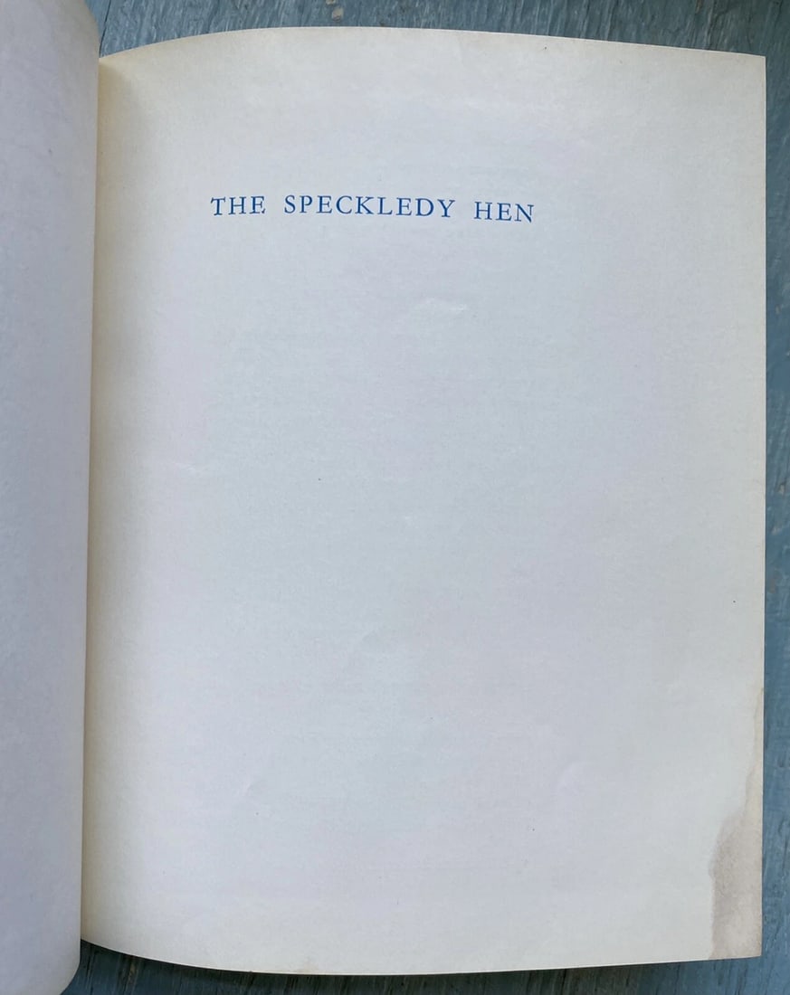 The Speckledy Hen by Uttley, Alison, Ill. Margaret Tempest 1st/7th 1969 HC Good - 4
