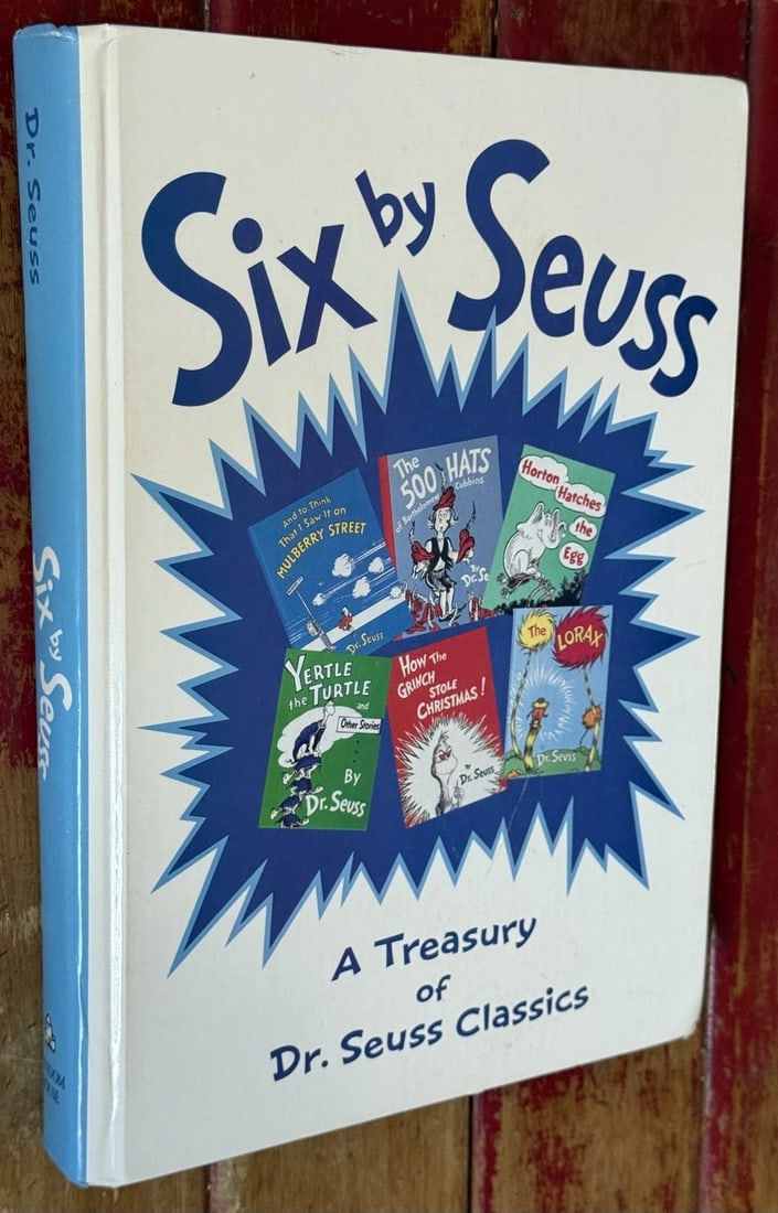 Six By Seuss A Treasury Of Dr. Seuss Classics HC 1991 1st Ed. Banned Book Random - 3
