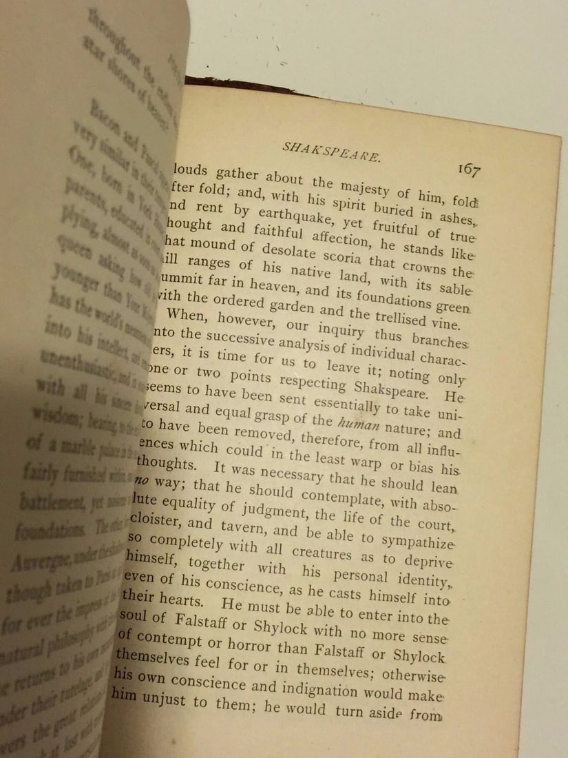 TRUE AND BEAUTIFUL By John Ruskin Leatherbound 1886 MM Caldwell NY RARE! - 11