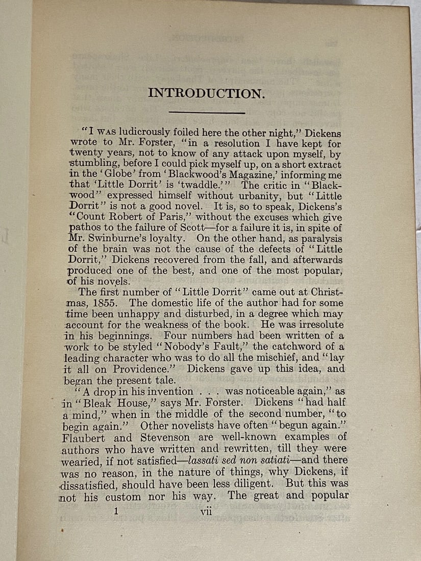 Little Dorrit Charles Dickens University Society Vol. VIII HC Illustrated HC VG - 13