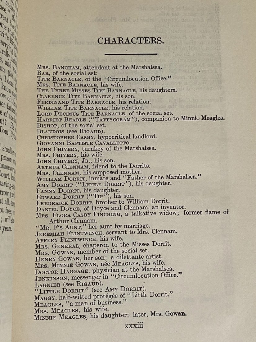 Little Dorrit Charles Dickens University Society Vol. VIII HC Illustrated HC VG - 14
