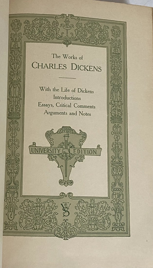 Little Dorrit Charles Dickens University Society Vol. VIII HC Illustrated HC VG - 3