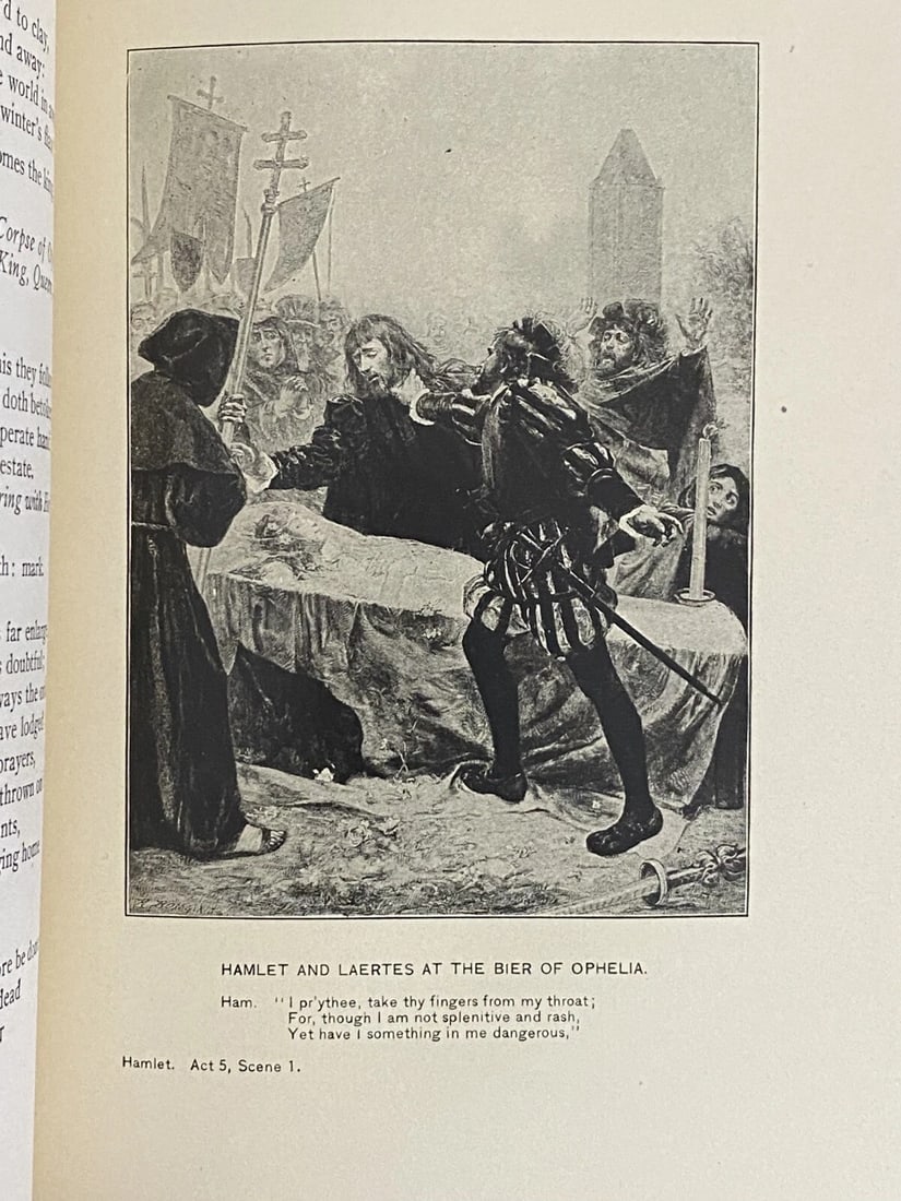 Shakespeare’s Works Elgin Ed. Deluxe Vol.XIX 1901 #360 Hamlet,ComedyOfErrors Ill - 9