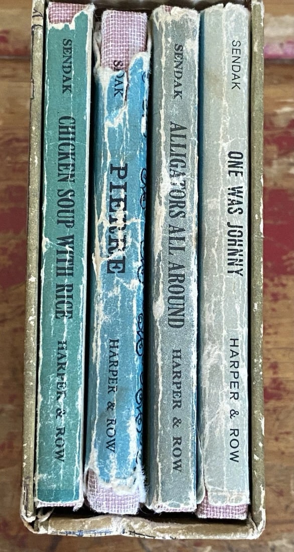 VTG 1st Ed. Nutshell Library Maurice Sendak 1962- 4 Mini Books in Slipcase w/DJ - 4