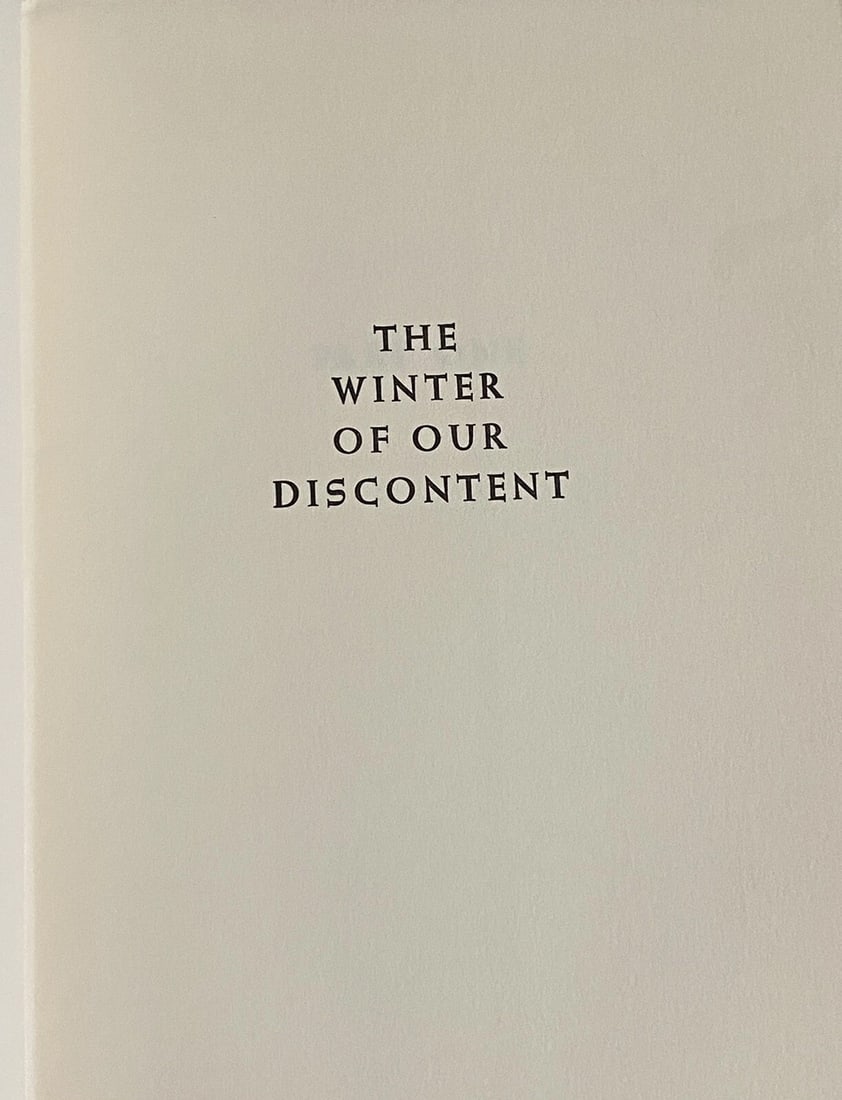 The Winter of our Discontent John Steinbeck 1961 First Edition/Print HC VG Cond. - 5