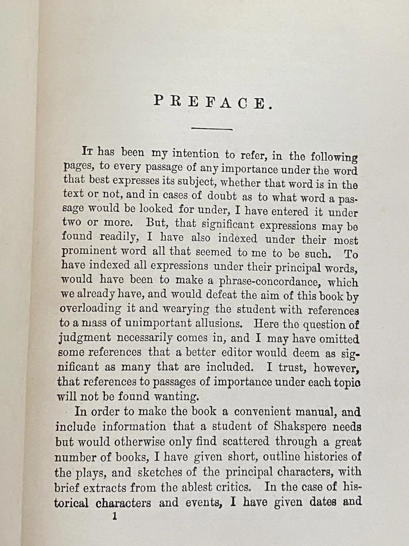 Shakespeare’s Works Elgin Ed. Deluxe Vol. XX Index 1901 #360/1000 Morris - 10