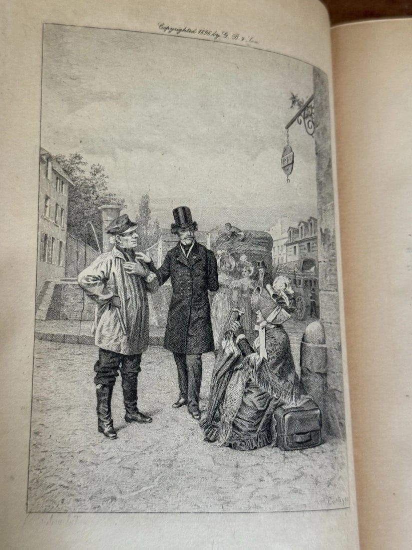 THE COMEDIE Humaine HONORE DE BALZAC HC 1897 Subscriber Ed. # 730 Vol XV Illust. - 5