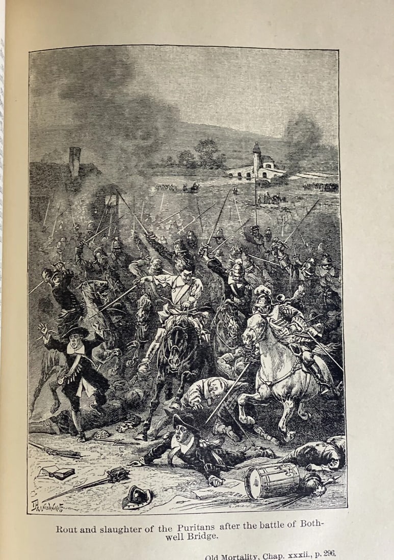 Works Of Sir Walter Scott Waverley NovelsOLD MORTALITY Univ. SocVol.V Illustrat. - 8